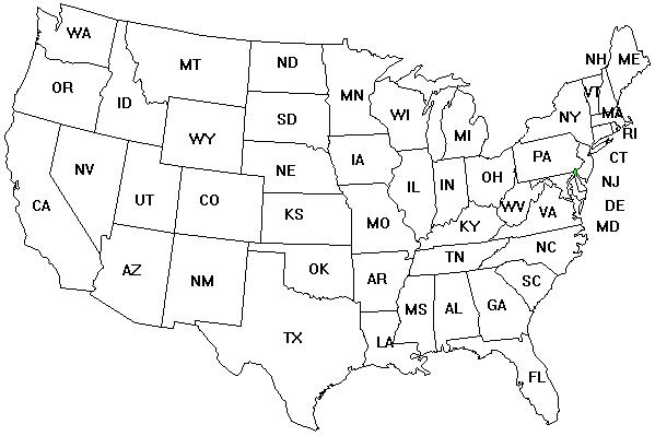 labeled usa map coloring pages printable - photo #5